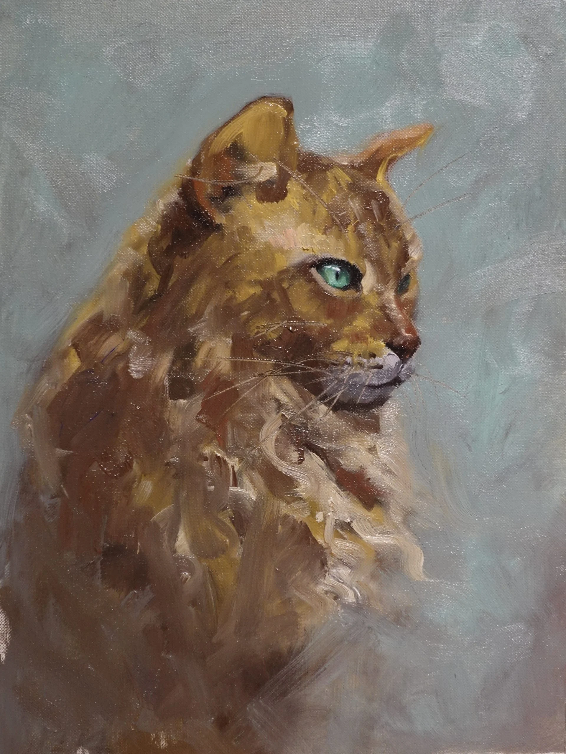 EL cat oil 02 24x32 1 (sold)